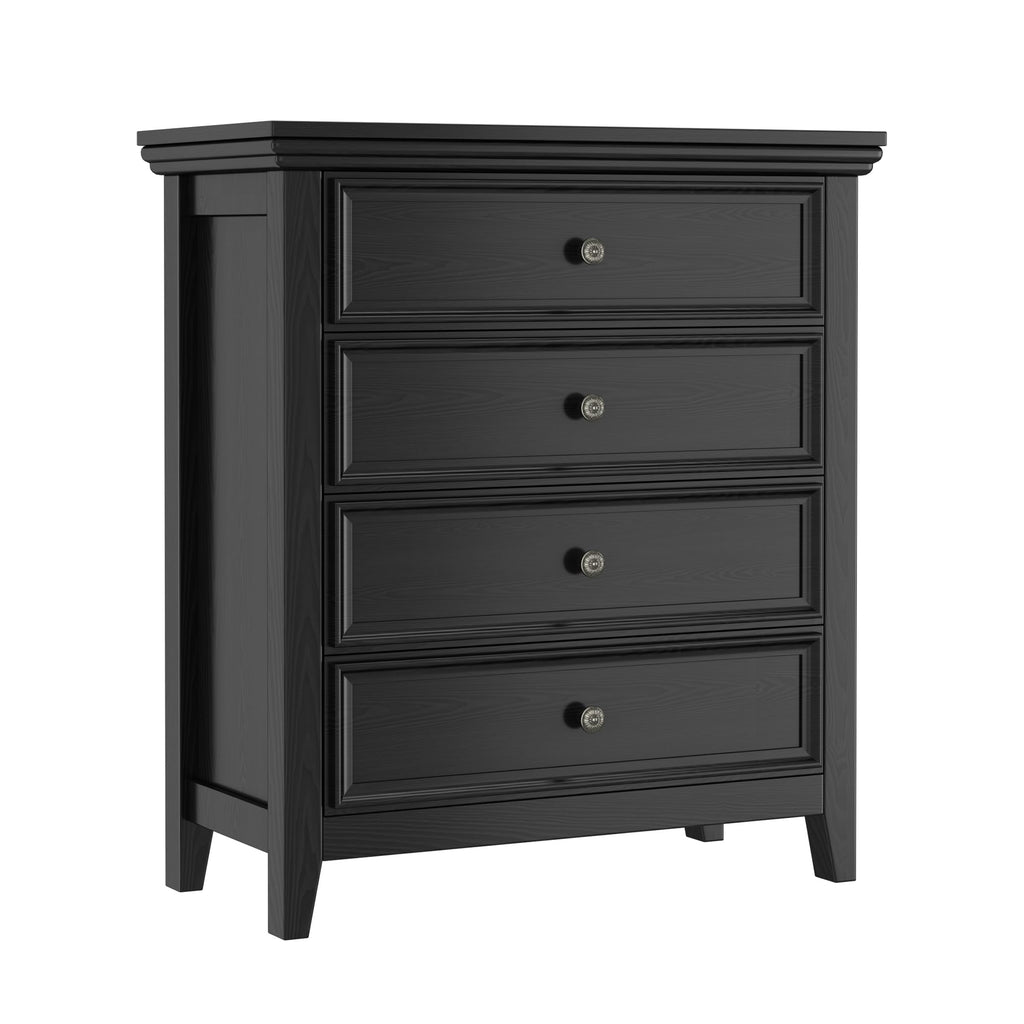 BOSHIRO White Dresser for Bedroom, White 7 Drawers Dresser, Modern 7 Chest of Drawers, Closet Dresser, Farmhouse Dresser with 7 Storage Drawers Cabinet for Home Office, Study Room