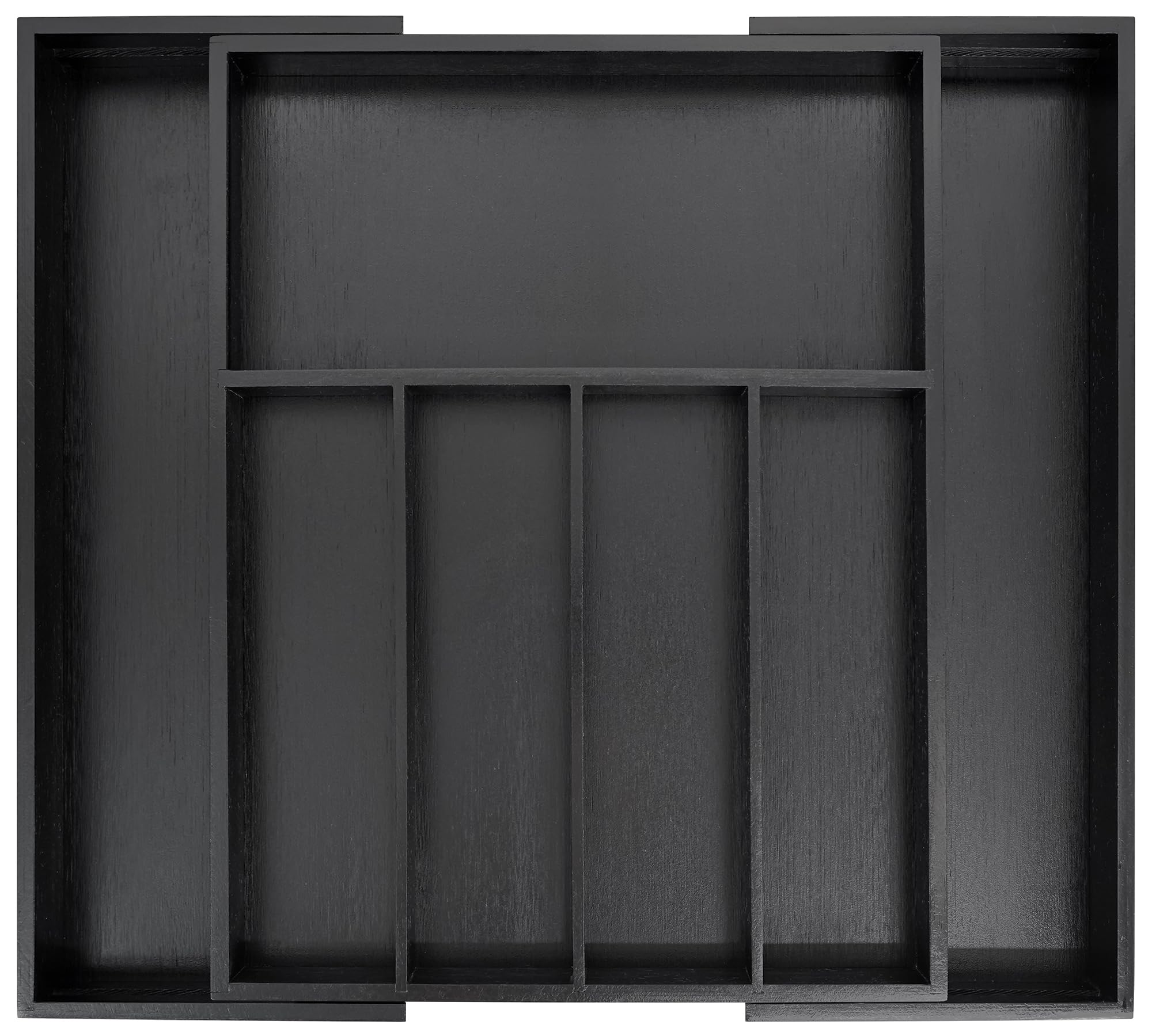 VaeFae Premium Bamboo Drawer Organizer, Expandable Silverware Drawer Organizer, Cutlery Tray with Dividers for Kitchen Utensils (Natural, Large)