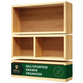 ROYAL CRAFT WOOD Bamboo Jewelry Organizer Box & Chests Set - Versatile Storage Solution for Makeup, Jewelry, and Bathroom Essentials (8 Boxes)